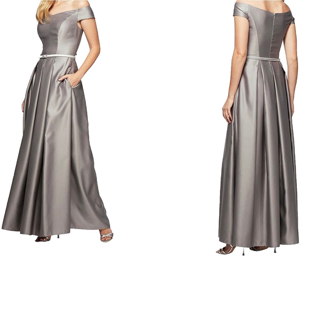 Alex Evenings Off-the-Shoulder Ballgown